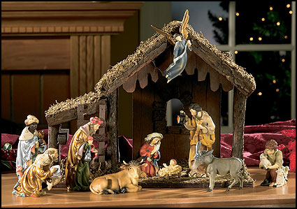 Ten-Piece Matteo Nativity Stable Set