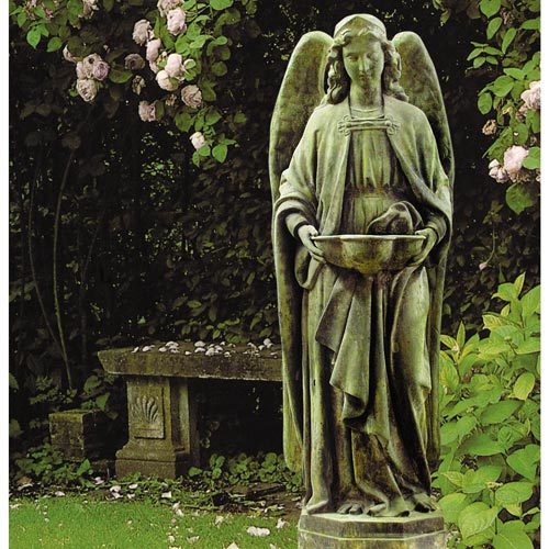 Holy Water Font Angel 50" Statue