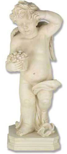 Angel Joshua with Fruit Basket Statue