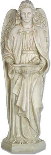 Holy Water Font Angel 50" Statue