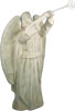 ANGEL FLOATING WITH HORN 59.0"H STATUE