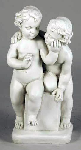 Loving Twins 19" Statue