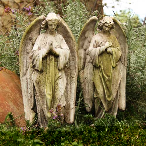 Prayer Of Angel Set 18" H Statue