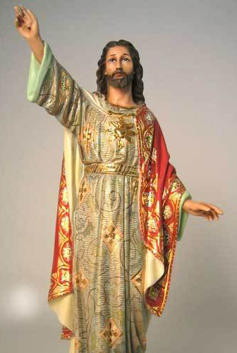 Glorious Jesus Red Statue