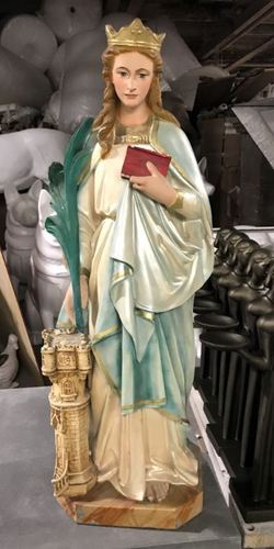 St. Barbara Statue 43.0"H
