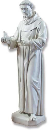 Saint Francis with Dove 74" Statue