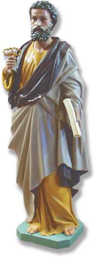 Saint Peter 63" Statue (Holding Keys in hand)